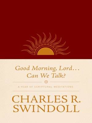 cover image of Good Morning, Lord . . . Can We Talk?